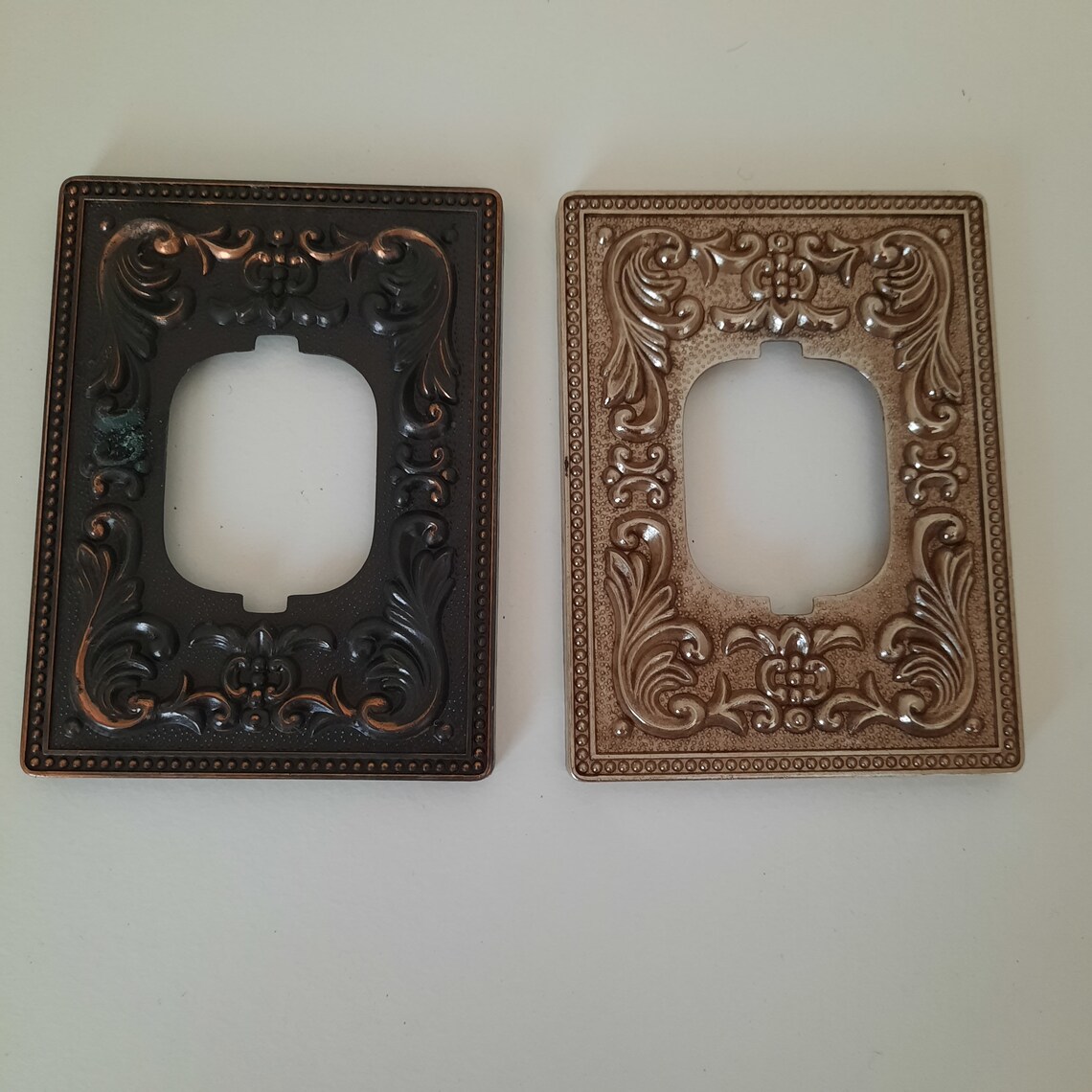 Switch Cover. Decorative Frame for Sockets, Switches. Metal Plate for ...