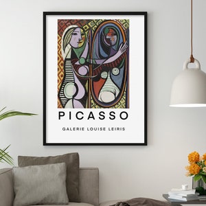 PABLO PICASSO - Girl Before a Mirror - Original Poster Moma