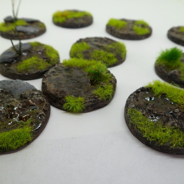 10 x Muddy fields 32mm bases