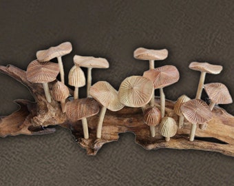 Holz Pilz Wandkunst, Pilz Wanddekoration, Vintage Wand dekor, Handgemachte Wohndekoration, Garten Dekor, Kunst, Geburtstagsgeschenk, Weihnachtsdekor