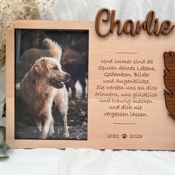 Keepsake dog cat. Memory dog cat. Picture frame dog memory. Animal memory grief. Remembrance pet. Gift loss dog.