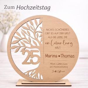 Geschenk zum Hochzeitstag personalisiert. Hochzeitstagsgeschenk. Ehejubiläum Eltern. Silberhochzeit. Goldene Hochzeit. Rubinhochzeit.