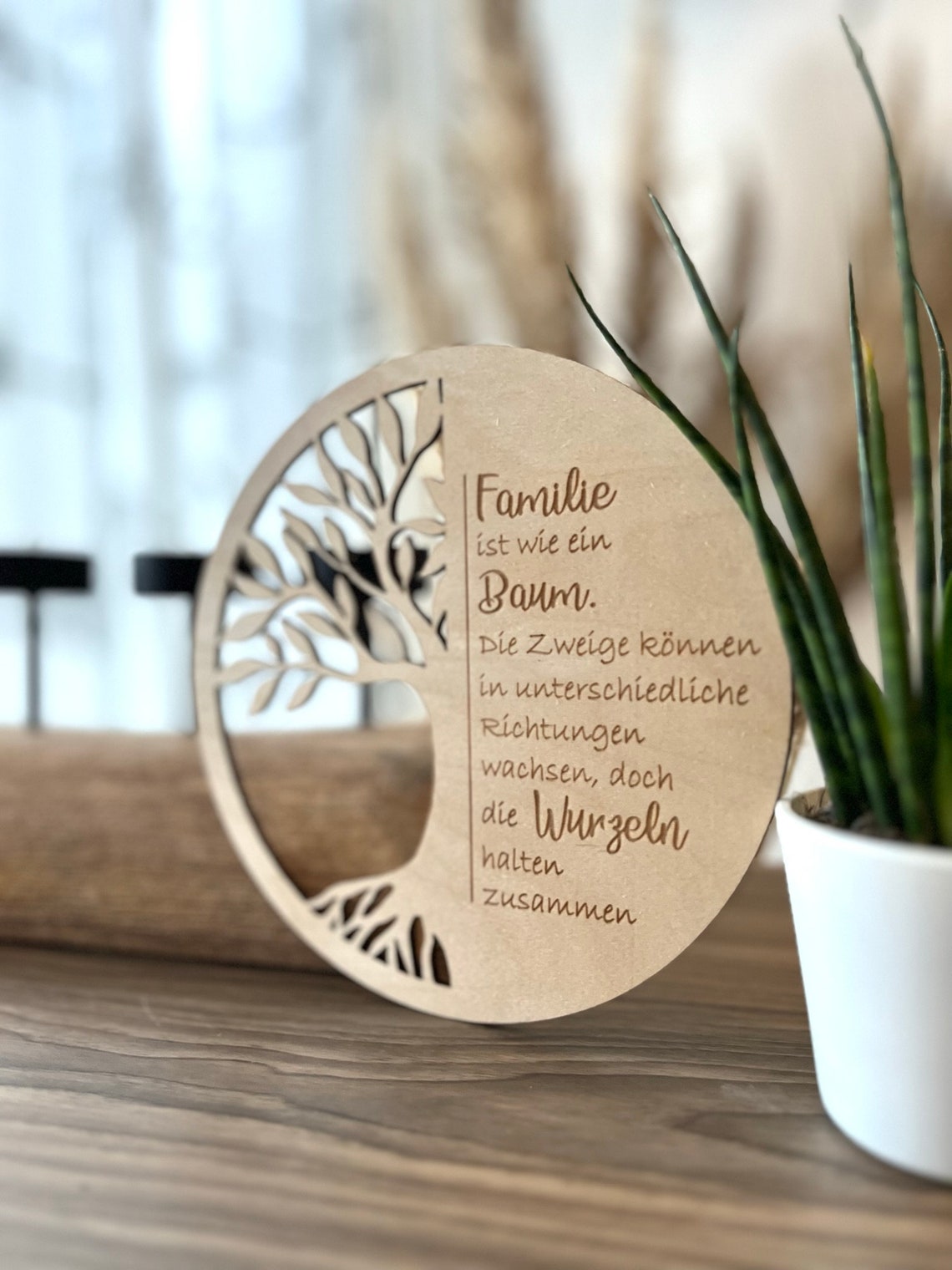 Baum des Lebens Holz. Lebensbaum. Familie Geschenk. Etsy.de