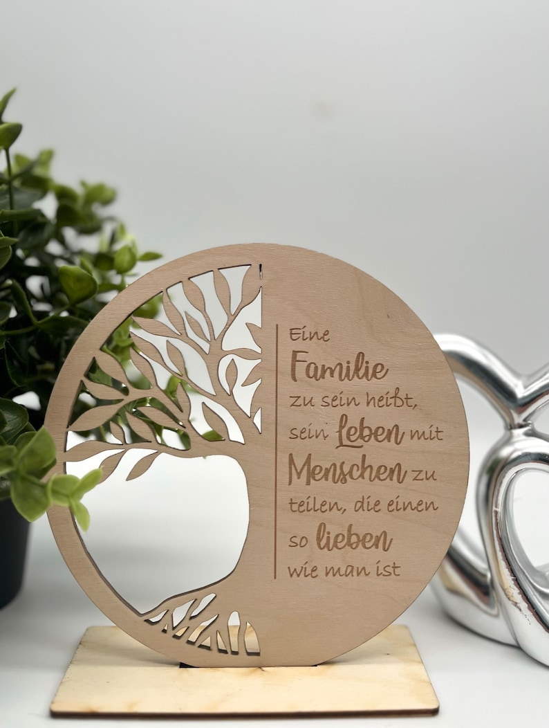 Baum des Lebens Holz. Lebensbaum. Familie Geschenk. Etsy Österreich