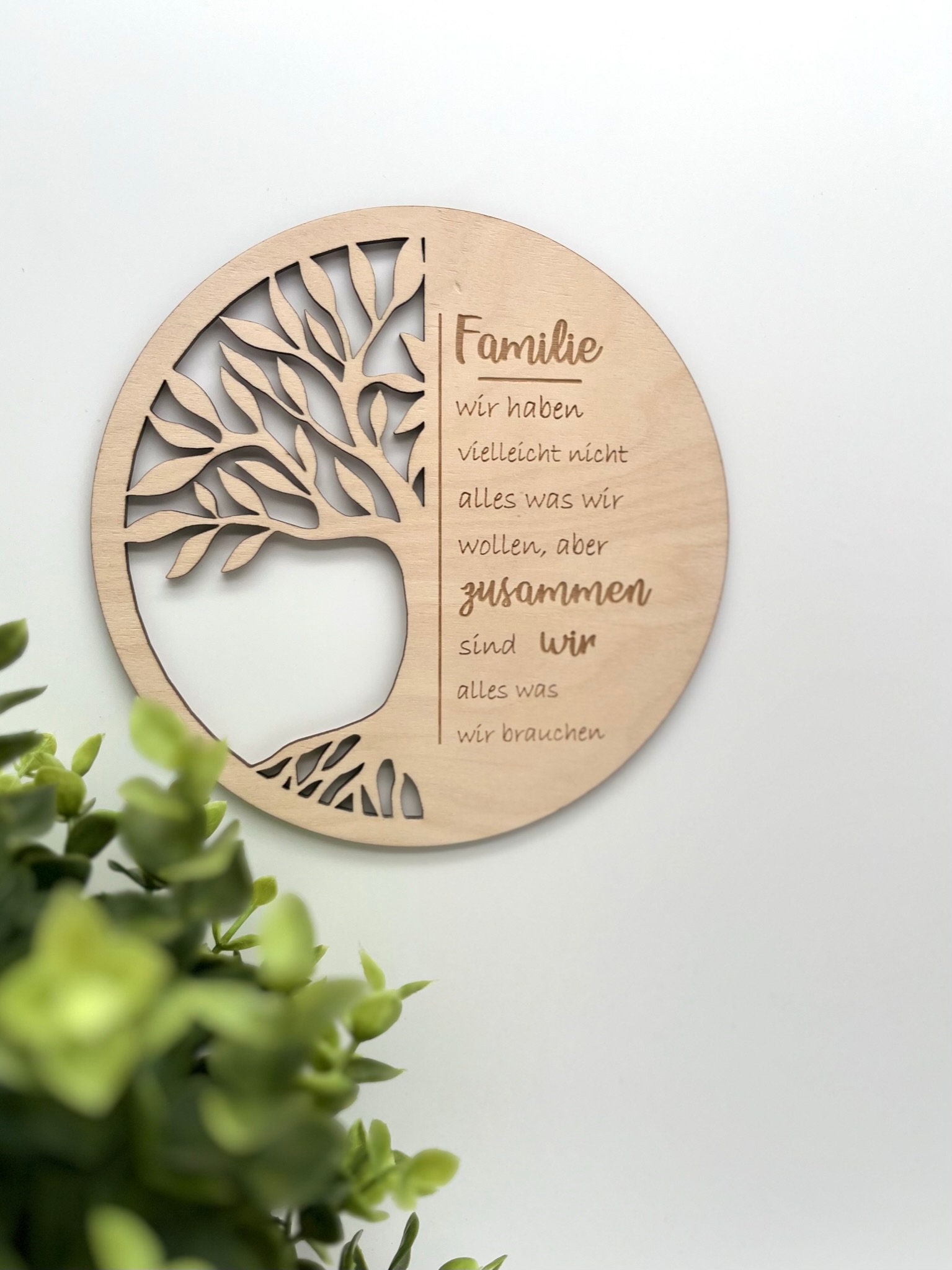 Baum des Lebens Holz. Lebensbaum. Familie Geschenk. Etsy Österreich