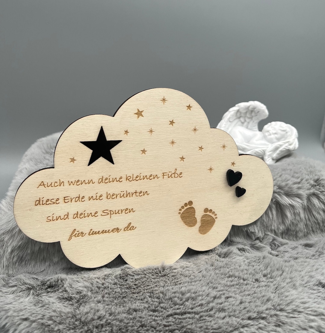 Sternenkind Andenken Holz Erinnerung Sternenkind Wolke Baby Etsy de sternenkind-andenken-holz-erinnerung-sternenkind-wolke-baby-etsy-de