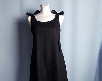 Linen Dress, Midi Dress, Linen Clothing, Summer Dress, Loose Dress, Asymmetrical Dress, Little Dress