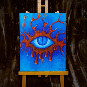 Eye Drip Painting 