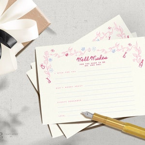 AUGURI / CONSIGLI modello / Bridal Shower / illustrazioni colorate disegnate a mano / fantasioso / Prosecco e petali / 0068