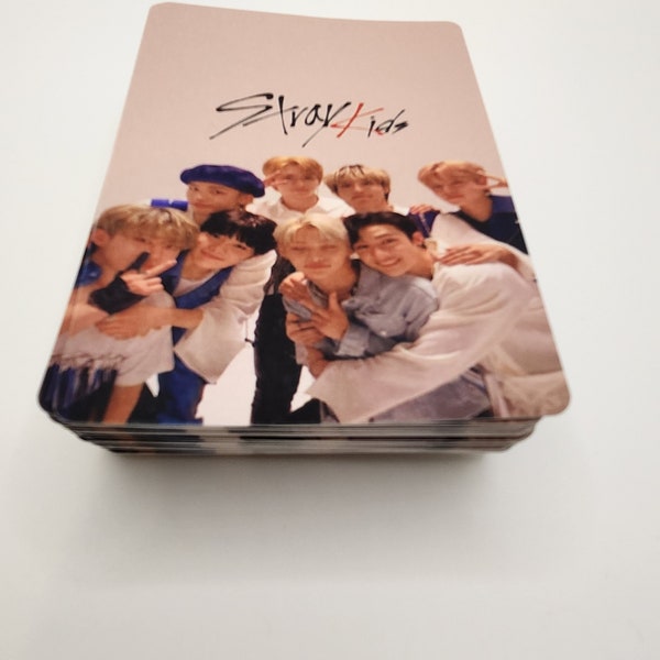 stray kids playing cards, photo cards