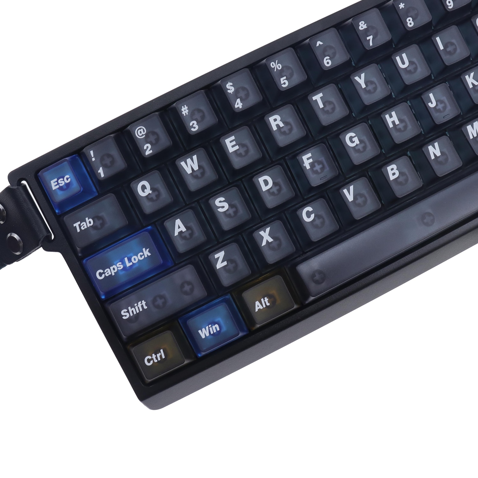 Matte Clear Rounded Keys Black Clear Keycaps: Cherry Profile, Matte PC - 150 Keys - Etsy