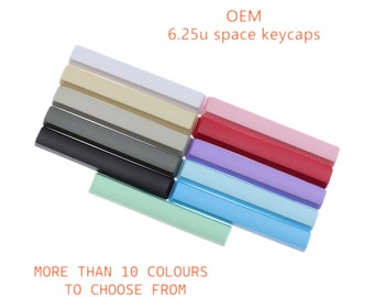 OEM PBT 6.25u Spacebar Keycap: 11 Colors