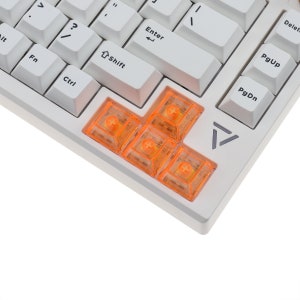 Arrow Keycaps Custom Arrow Keycap Set Blank Keycaps  Cherry Keycaps game keycaps - Blue/Denim Blue/Clear/Transparent Purple Arrow Keycap Set