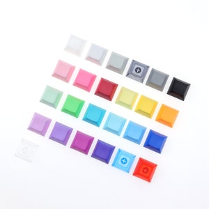 DSA Keycaps Custom Keycaps Blank Keycaps PBT Keycaps Color keycaps - Cherry Profile - Fits Cherry MX Switches / Gateron / Kailh / Razer