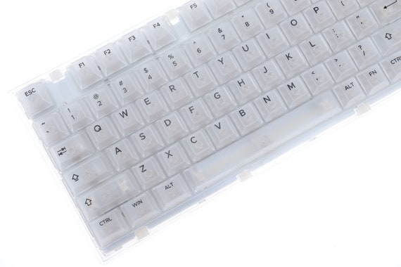 Clear PC Keycap Set: 120 Matte Cherry Profile Keycaps - Etsy