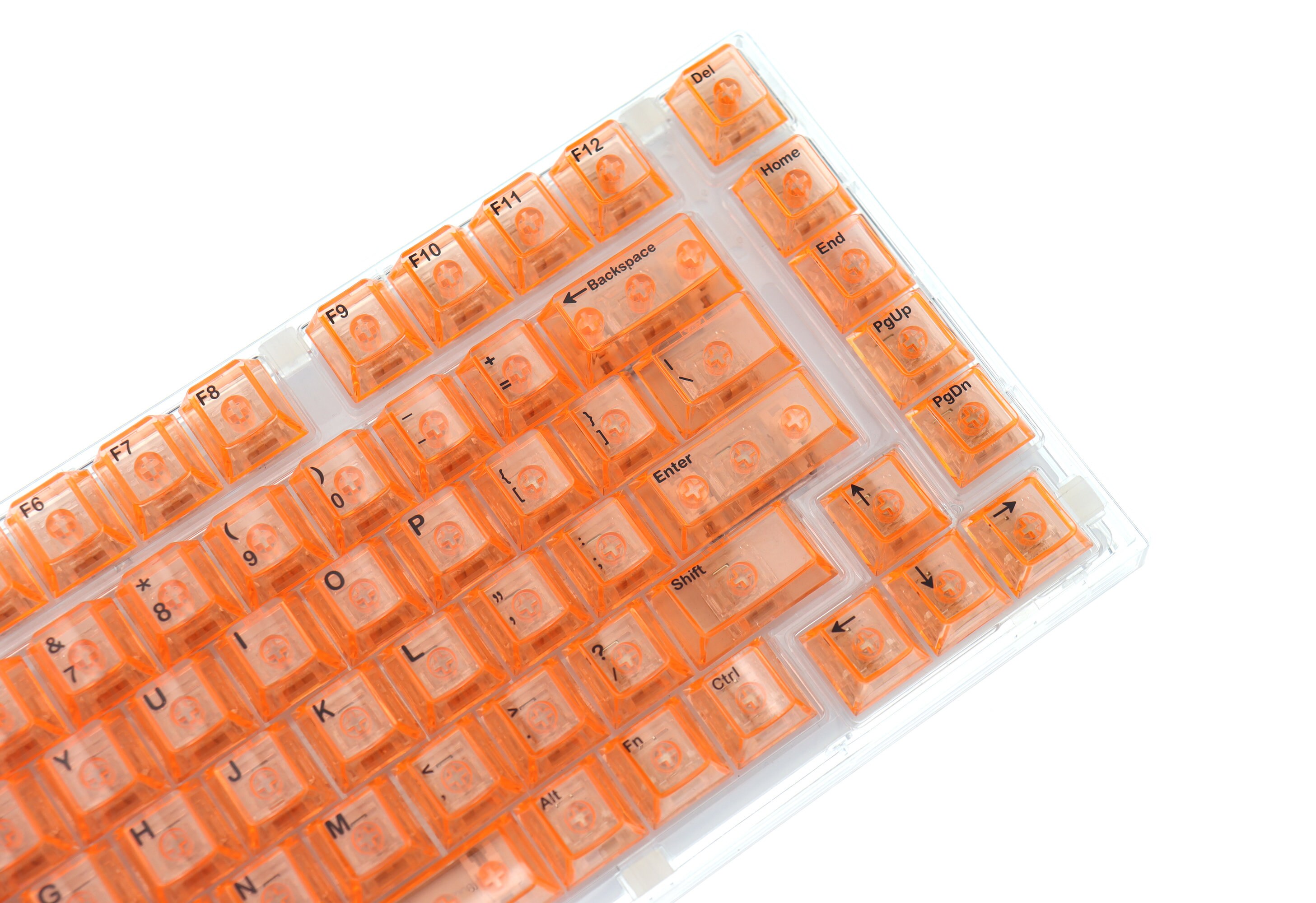 Orange Keycaps Transparent Keycaps Clear Keycaps Translucent Etsy