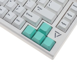 Arrow Keycaps Custom Arrow Keycap Set Blank Keycaps  Cherry Keycaps game keycaps - Yellow/Orange/Tiffany/Light Blue/Green Arrow Keycap Set