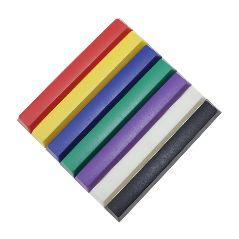 7u Spacebar Keycap 7u Keycap Custom Keycap Red/Yellow/Blue/Green/Purple/White/Black