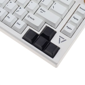 Arrow Keycaps Custom Arrow Keycap Set Blank Keycaps  Cherry Keycaps game keycaps - White/Grey/Black Arrow Keycaps