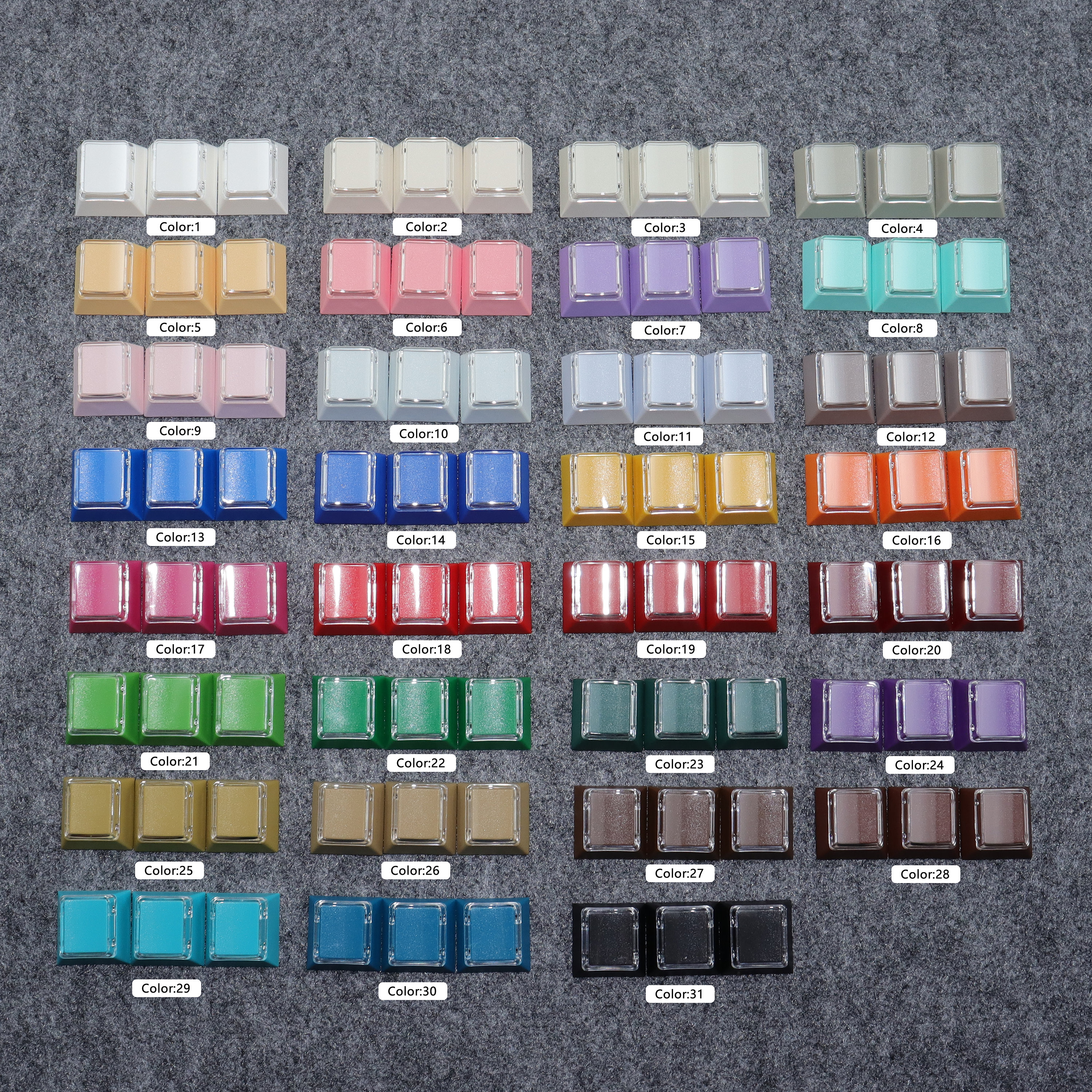 Relegendable Keycaps Custom Keycaps Transparent Cover Keycaps Double ...