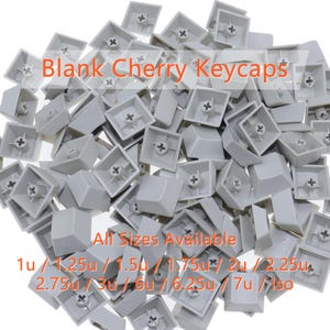 Light Gray ABS Cherry Keycaps: Mechanical Keyboard Set