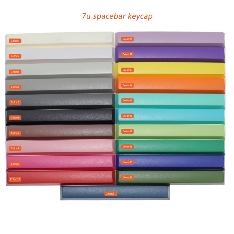 7u Spacebar Keycap 7u Keycap Custom Keycap 21color