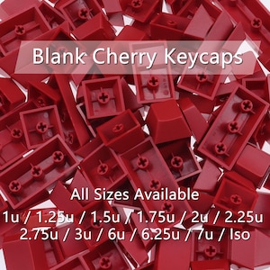 Dark Red ABS Cherry Profile Keycaps - Custom Mechanical Keyboard