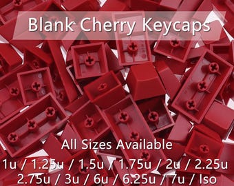 Dark Red ABS Cherry Profile Keycaps - Custom Mechanical Keyboard