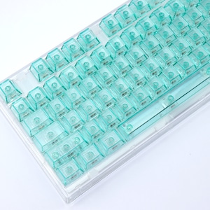 Tiffany Clear PC Keycap Set – Cherry Profile, 120 Keys