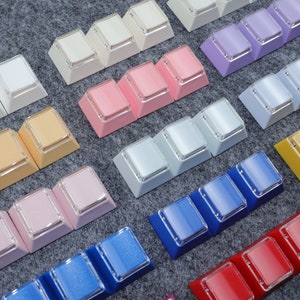Relegendable Keycaps Custom keycaps Transparent Cover Keycaps Double Layer Keycaps Sticker Keycaps Cherry keycaps