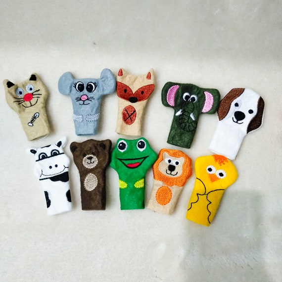 Handmade Wool Felt Finger Puppet Finger Puppets Finger Etsy