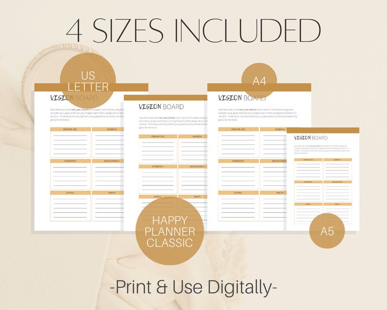 Ultimate Goal Bundle Goal Planner 2023 Monthly Habits Smart Etsy UK