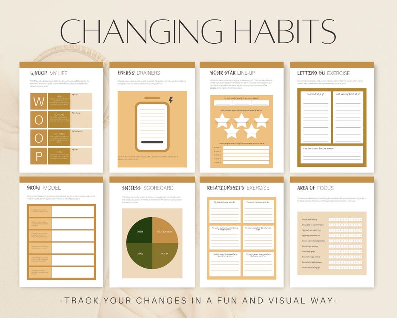 Ultimate Goal Bundle Goal Planner 2023 Monthly Habits Smart Etsy UK