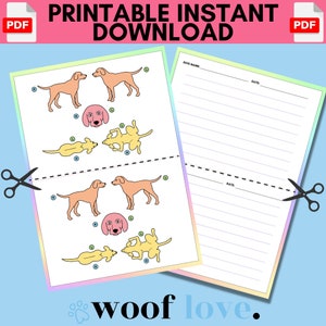 Mapa de piel/cuerpo canino imprimible (EDICIÓN ARCO IRIS) / Plantilla móvil de peluquería canina / Formularios comerciales de peluquería canina / Formulario de registro de peluquería canina / Piel