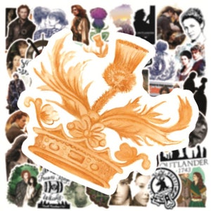 Outlander Scotland Sticker 50 Outlander Sticker Pack for Laptop/waterbottle/skateboard/luggage ...