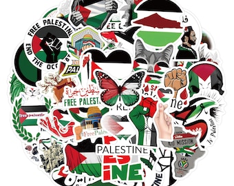 100 Palestina Sticker Pack voor laptop/waterfles/skateboard/bagage/notebook/Kindle waterdichte vinylsticker