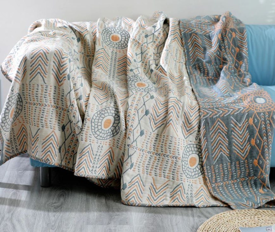 Bohemian Cotton Sofa Cover Universal Sofa Towel Throw Etsy