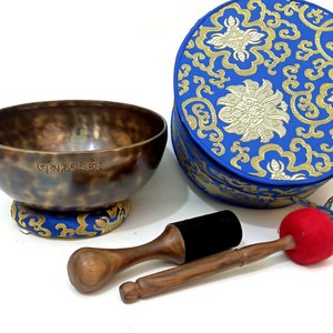 24 CM Full Moon Singing Bowl: Tibetan Sound Healing, Meditation