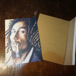Carte postale portrait de Bob Marley