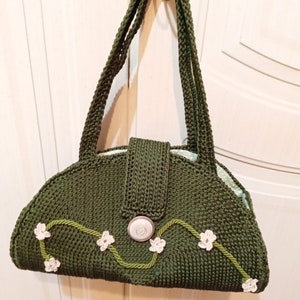 LOVE CROCHET CORD BAG