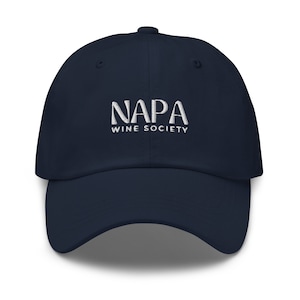 Napa Wine Society Dad hat, Trucker Hat, Women's Hats, Men's Hats, Trendy Hat, Napa, Napa Valley, Wine
