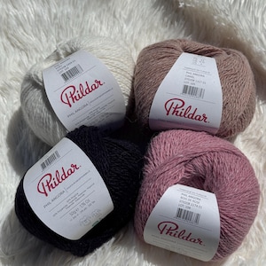 Phil Angora Knitting Yarn, Angora yarn, Winter yarn, Soft angora yarn, Kids yarn, Warm knitting yarn, 200 meters