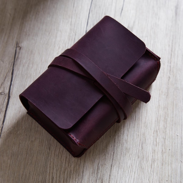 Vintage Leather Tarot Deck Case | Oracle Cards Holder, Spiritual Gifts, Personalized Tarot Pouch