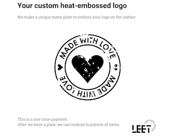 Personalization your custom heat embossed logo
