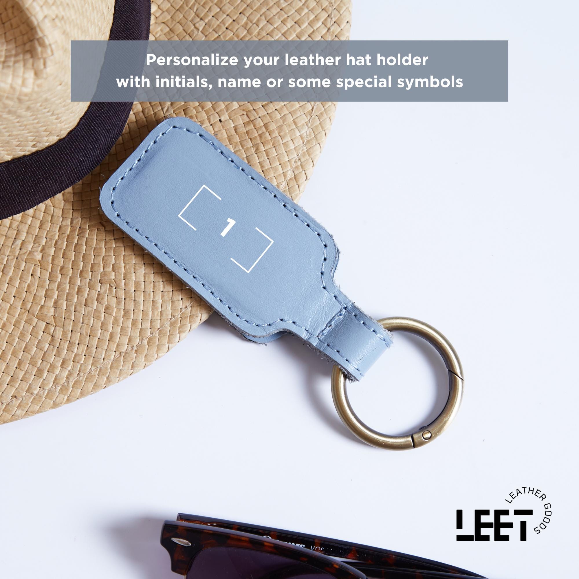 thumbnail image 2 of TOPTOTE Faux Leather Magnetic Hat Clip In Black 2 of 9