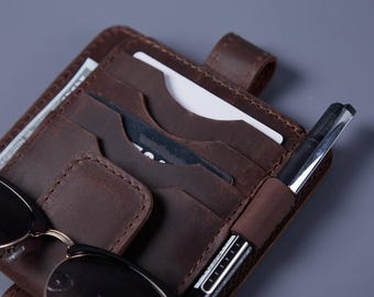 Universal Car Sun Visor Clip Mount Eye Glasses Case Holder Accessories