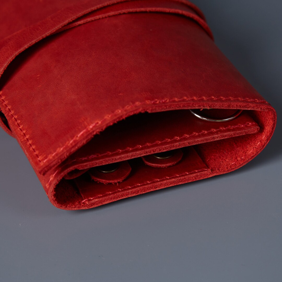 Leather Jewelry Roll Personalized, Jewelry Roll for Travel, Jewelry