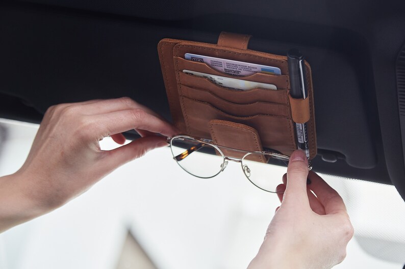 Car Document Organizer Car Organizer Auto Document Holder Etsy