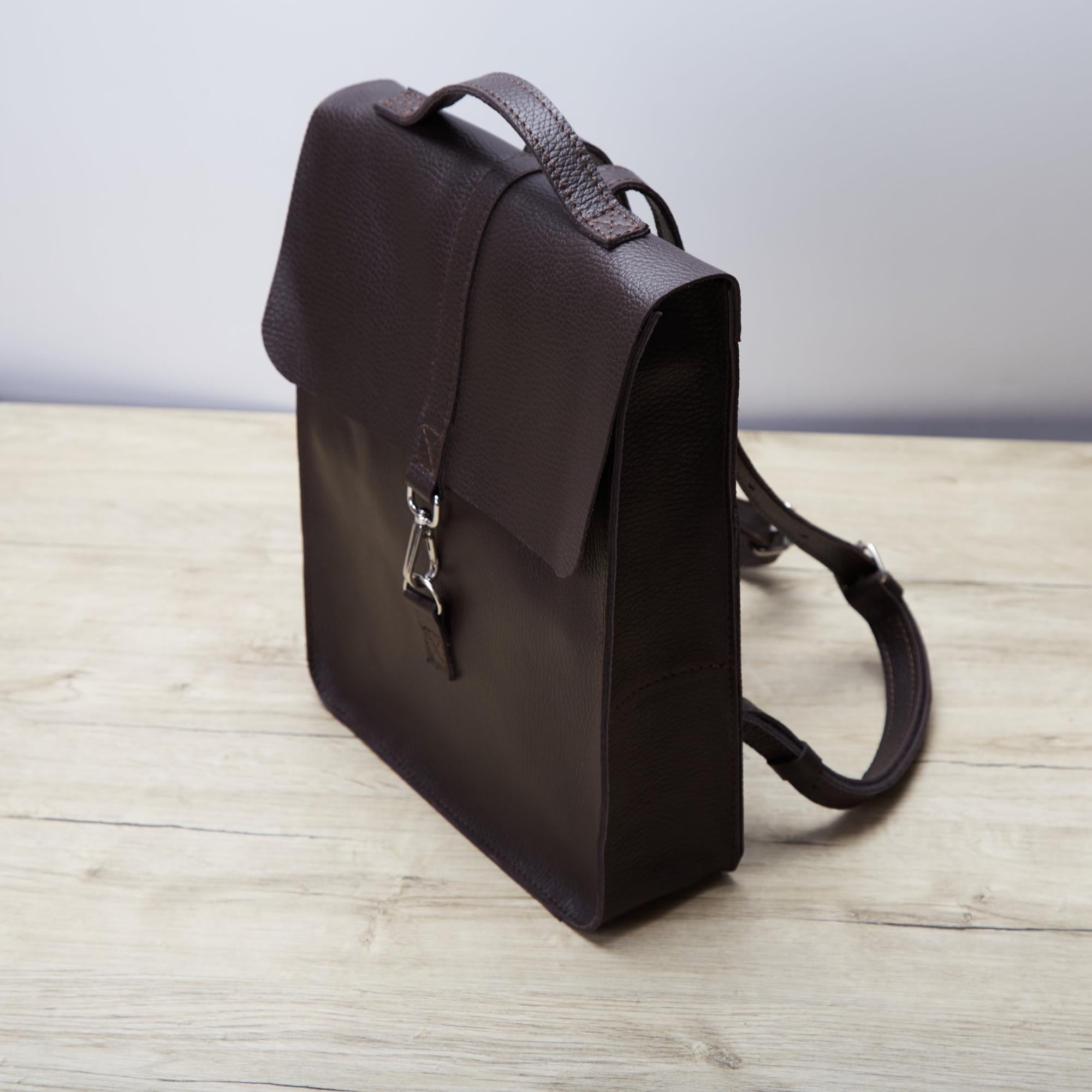 13 Inch Leather Backpack - Etsy