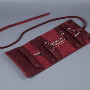Personalisierte Leder Schmuckrolle: Vintage Reiseveranstalter, Geschenke für Sie